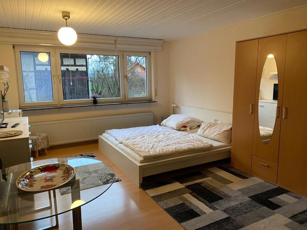 Haus Am Asang Hotel Löwenstein Buitenkant foto